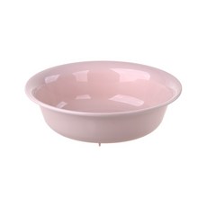 雷霆百貨 水晶小水盆 特價品 台灣製造 臉盆 洗腳盆 收納盆 塑膠臉盆, 1個, 粉色