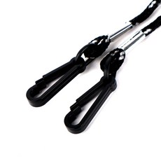 마스크 고정줄 길이조절 연장끈 모자 턱끈 탈부착식 굵은