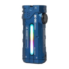 電筒王 LOOP GEAR SK05 PRO 最大輸出4360流明恆流 4合1 EDC手電筒 聚泛光 七彩RGB 露營, 1個, 邃影藍-SK05 PRO-冷白光, 邃影藍