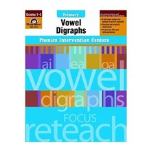 [Evan-Moor Educational Publishers]Phonics Intervention Centers: Vowel Digraphs Grades 1-3 (Paperback Teacher), Evan-Moor Educational Publishers