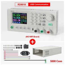 DC조정전원공급장치 RD RD6018 RD6018W 60V 18A USB WiFi DC 가능한 스텝 다운 전압 벤치 벅 컨버터 및 1200W AC PSU, 1개