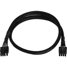 MSI PSU용 PCIe 전원 케이블 70cm275인치 블랙 땋은 8핀 남성에서 6+2핀 남성 G 확장 18AWG 0A 모듈형 공급 MAG A850GL ATX30 A750GL
