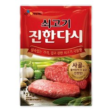 CJ제일제당 쇠고기 진한다시, 2kg, 4개