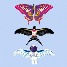 [ABC0435] 낚시대연날리기 새연 낚시연 당일발송, 1개, 나비