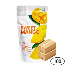 밸런스그로우 망고 에이드 (빨대포함), 100개, 230ml