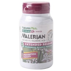 Natures Plus 纈草素食錠 600mg, 30顆, 1罐