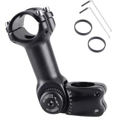 아자르시스 254mm 318mm 스템 70mm 80mm 90mm 110mm 120mm 130mm 17도 35도 45도 60도 조절 가능 자전거 산악자전거 짧은 핸들바 로드바이크, #01 60° - 25.4 x 130mm, #01 60° - 25.4 x 130mm