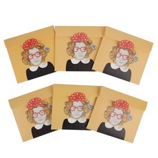 솜씨카드 방긋 미니 돈봉투 세트, 신사임당님, 6개