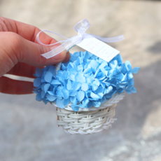 러블리 수국 센터피스, 1개, 블루