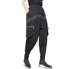 WAWAMOM 여성 배기바지 편안한 고무줄 통바지 밴딩팬츠 DOA22