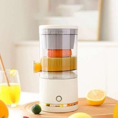 착즙기 녹즙기 자동 휴대용 USB 다기능 소형 양방향 스파이럴 주서기 컵 잔여물 분리 및 충전 기능 포함, 7)White, 단일 모델