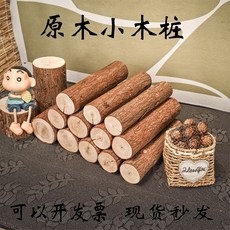 원형 통나무 모형 가짜 나무 모형 촬영소품 벽난로 펜션 캠핑장 글램핑장 인테리어소품, (높이 10cm) 지름 10-11cm