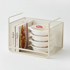 한샘 SOK 마일드 정리랙 선반 바스켓 주방 거치대 16종 모음, SOK 마일드 행잉바스켓 크림, 1개