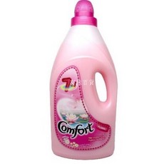 COMFORT柔軟精大罐裝7IN1配方 衣物柔軟持久留香, 1個, 粉色 3000ml