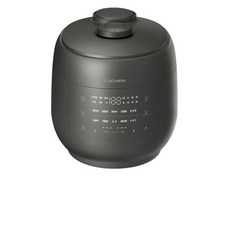 쿠첸 그레인 듀얼프레셔 IH 전기압력밥솥 6인용, CRT-UPDS0670B, 블랙실버