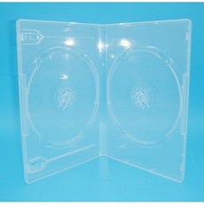 【臺灣製造】雙片裝14mm PP霧透光碟盒, 5個, 霧透雙