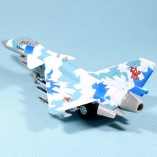 합금 비행기 모형 민간 항공용 보잉 에어버스 전투기 태엽 감는 소리 및 불빛 장난감 장식용, 티아르도 플래티넘 옐로우 2호