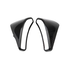 Fewshaw 탄소 섬유 스타일 센터 콘솔 대시보드 버튼 커버 트림 2005-2013 쉐보레 콜벳 C6용 232039 8452104949, Fewshaw 탄소 섬유 스타일 센터 콘솔 대시보드 버