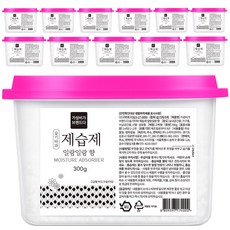 가성비가브랜드다 습기타파 퍼퓸 제습제 일랑일랑향 / 빠른 제습력 비드타입 옷장 제습제, 300g, 12개
