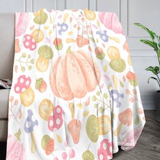 DUISE Wild Forest 버섯 부드러운 플란넬 담요 패턴 유형 버섯 야생 종 자연 테마 소파 침대 거실 및 여행에서 사용할 수 있는 아늑한 플러시 담요 너비 10