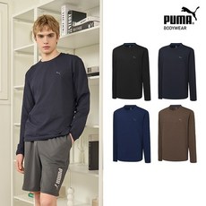 빅사이즈 포함/NEW 최신상 [푸마 바디웨어] 남성 소로나 소프트 긴팔 티셔츠 4종세트