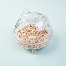 透明防潑水金絲熊浴室, 高腳浴室 - 小號9.2*9.2*7.6cm, 1套
