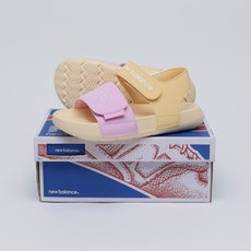 뉴발란스 키즈 아동용 여름 데일리 발볼 넓은 샌들 바이올렛 핑크