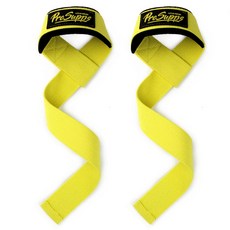 프로서프 데드리프트 헬스 스트랩 세트, 옐로우