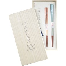 情侶筷子組（含桐木盒筷架）, 1個, 2 根筷子 + 2 個筷架, 富士山賞花
