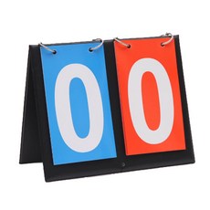 [메잌미] 다용도 접이식 경기 점수판 스코어판, 1세트, 레드+블루