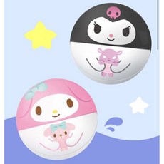 giya shop韓國三麗鷗sanrio美樂蒂庫洛米系列沙灘球50cm, 1個, 庫洛米, Black, 50cm