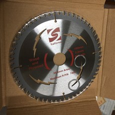 木工鋸片 高硬度合金鋼 精密切割 適用多種鋸台, 1個, 160*2.2*25.4*40T