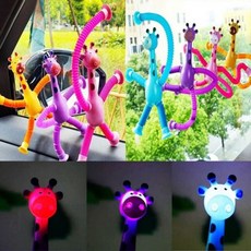 돌봄 팝잇 기린 팝튜브 반짝 피젯 관절 LED 푸쉬팝 길MCL