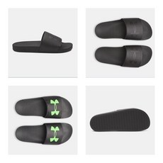 [백화점 정품] 언더아머 Under Armour 6007527 블랙 그린 2컬러 남성 UA ARMR 슬리퍼