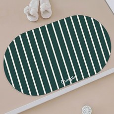 디심플 빨아쓰는 욕실 규조토 발매트, 1개, 그린