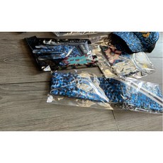 子甄彣璟 防曬四件套組：帽子、袖套、面罩、手套 - 戶外活動釣魚防曬必備, 藍色-4件套, 1個