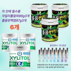 자일리톨알파 & 졸음번쩍껌, 6개, 86g