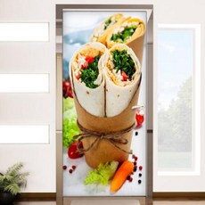 아트박스/꾸밈 td884-토르티야_현관문시트지