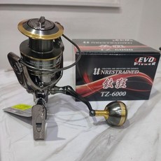 海力士 EVO 鈦刀 鈦狂 TZ-6000 紡車輪, 1個, 加購把手