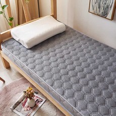 기숙사 라텍스 매트리스 싱글 원룸 접이식 1인용 토퍼 그레이/80x180, 그레이/80x190