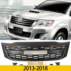 2005-2012 토요타 하이럭스 비고 블랙 그릴 (라이트 포함)용 프론트, 01 2013-2018