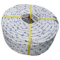 국산 pp로프 빨래줄 안전로프 로프끈 다용도 밧줄 현수막끈, 흰색, 1개