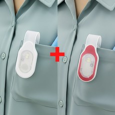 LED 실리콘 램프 휴대용 조명 간호사 야간 랜턴 소형후레쉬 간호사용품 네오널스, 1개, 화이트_레드