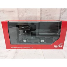 Herpa DAF XG 雙軸曳引車 模型 交通工具 模型 宗鑫 H315791-003 素面黑, 1個