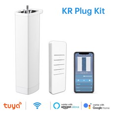 Alexa Google Assistant SmartThings를 위한 RF 원격 앱 음성 제어 기능이 있는 Tuya 스마트 Wifi/Zigbee, 01 KR Plug (WiFi)