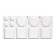 칸 넓은 큰 팔렛트 유아용 핸드페인팅 미니 미술파레트 휴대용, 434 M