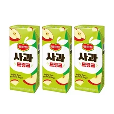 델몬트 사과 드링크 190ml/ 10팩, 190ml