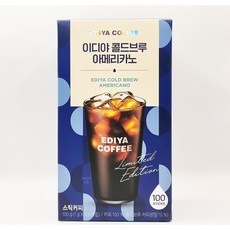 이디야 콜드브루 아메리카노 1g x 100개입