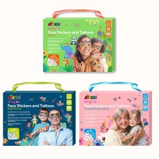 德國Avenir Kids美妝紋身貼紙 兒童美妝 兒童紋身貼紙 派對裝扮 轉印貼紙, 動物派對, 1個