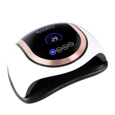 【禾統】台灣現貨180W雙手美甲燈 雙光源60顆燈珠光療機 可拆底板四檔可調大功率, 1個, 180W, 180W